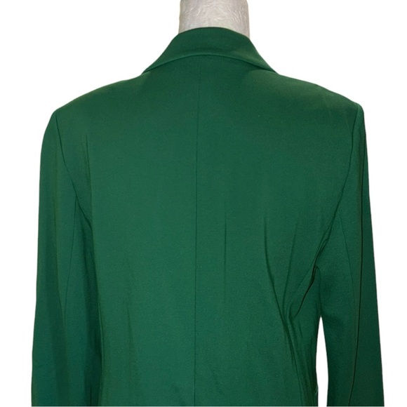 MM Lafleur Kenny Shamrock Green Ponte Knit Double Breasted Blazer - 12 - Picture 10 of 15